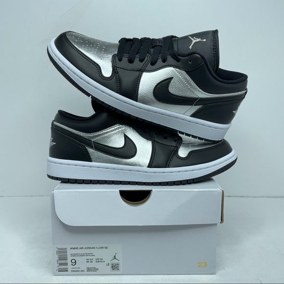 Jordan Shoes - Nike Air Jordan 1 Retro Low SE “Silver Toe” NEW